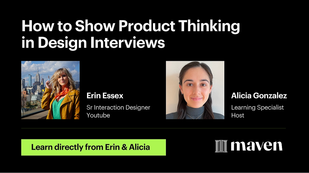 How to Show Product Thinking in Design Interviews