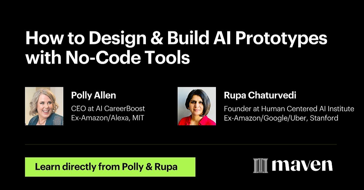 How to Design & Build AI Prototypes with No-Code Tools