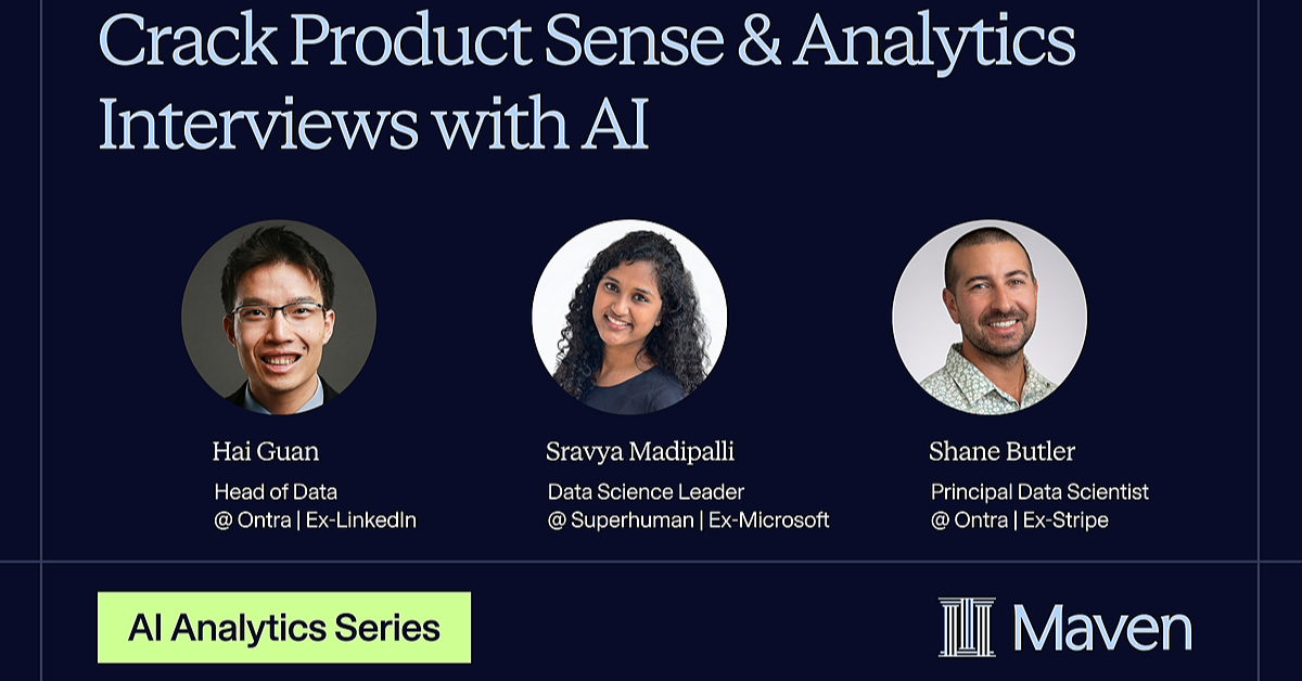 Map Stavya Crack Product Sense & Analytics Interviews with AI