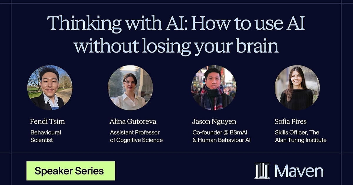 Thinking with AI: How to use AI without losing your brain