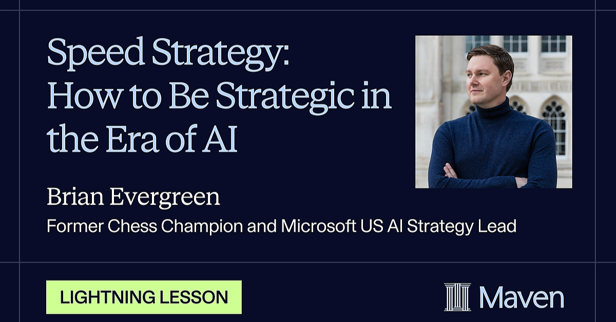 Speed Strategy: How to Be Strategic in the Era of AI