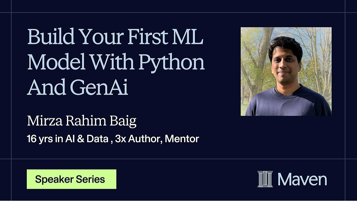 Build Your First ML Model with Python and GenAI