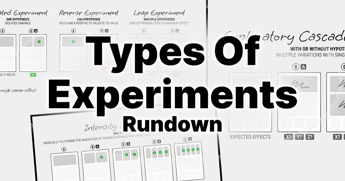 Types Of Experiments Rundown