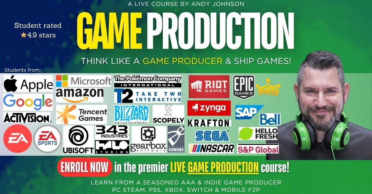 Game Production – Think Like a Game Producer & Ship Games! by Andy ...