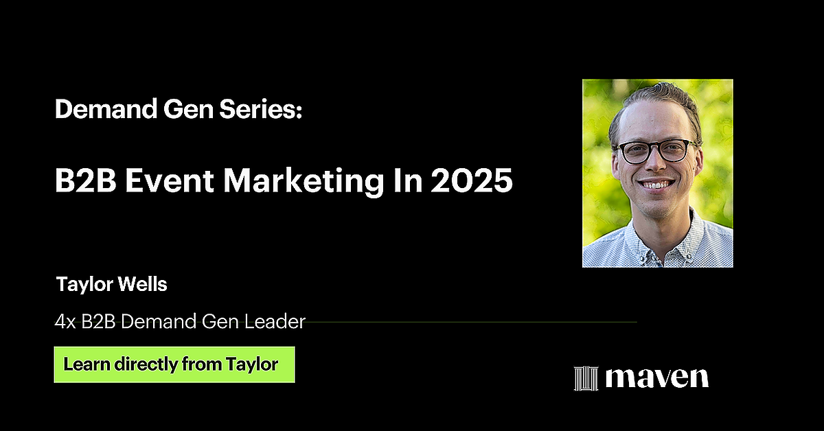 B2B Event Marketing In 2025