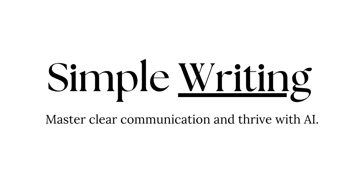 Simple Writing with AI by Teddy Mitrosilis on Maven