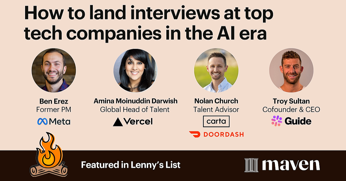 How to land interviews at top tech companies in the AI era