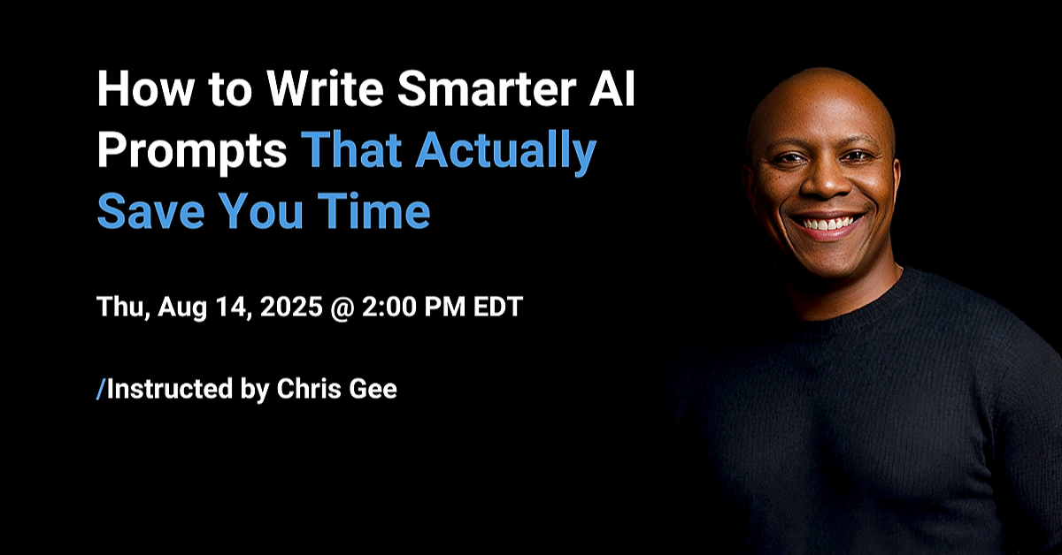 How to Write Smarter AI Prompts That Actually Save You Time