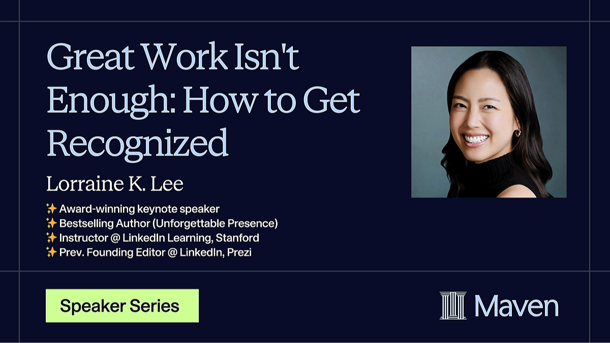 Great Work Isn't Enough: How to Get Recognized