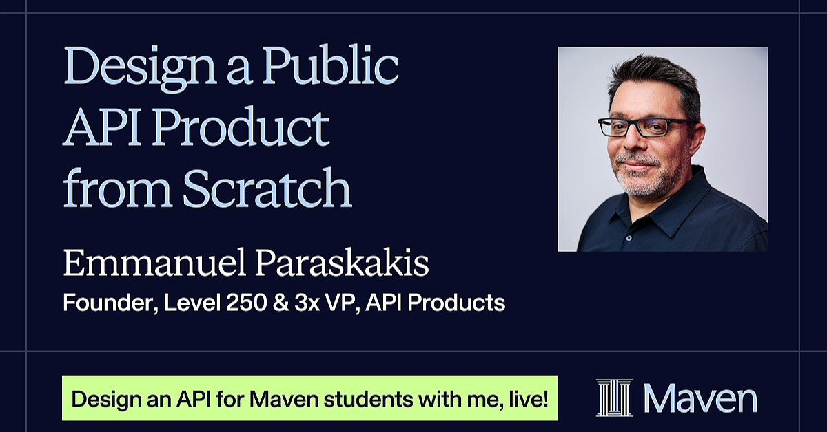 Design a Public API Product from Scratch