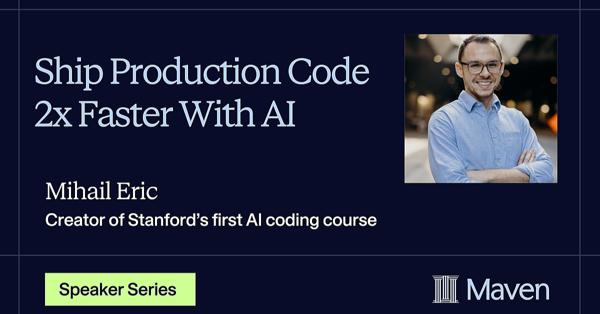 Ship Production Code 2x Faster With AI