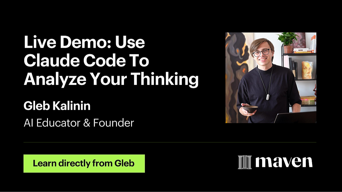 Live Demo: Use Claude Code To Analyse Your Thinking