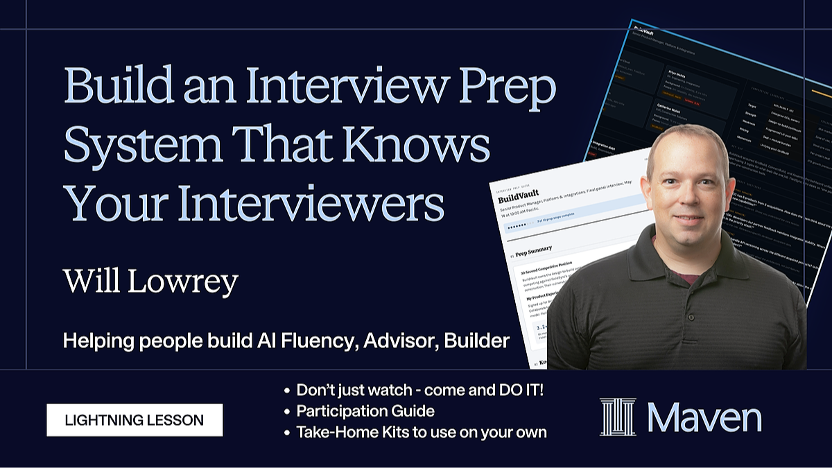 Build an Interview Prep System That Knows Your Interviewers