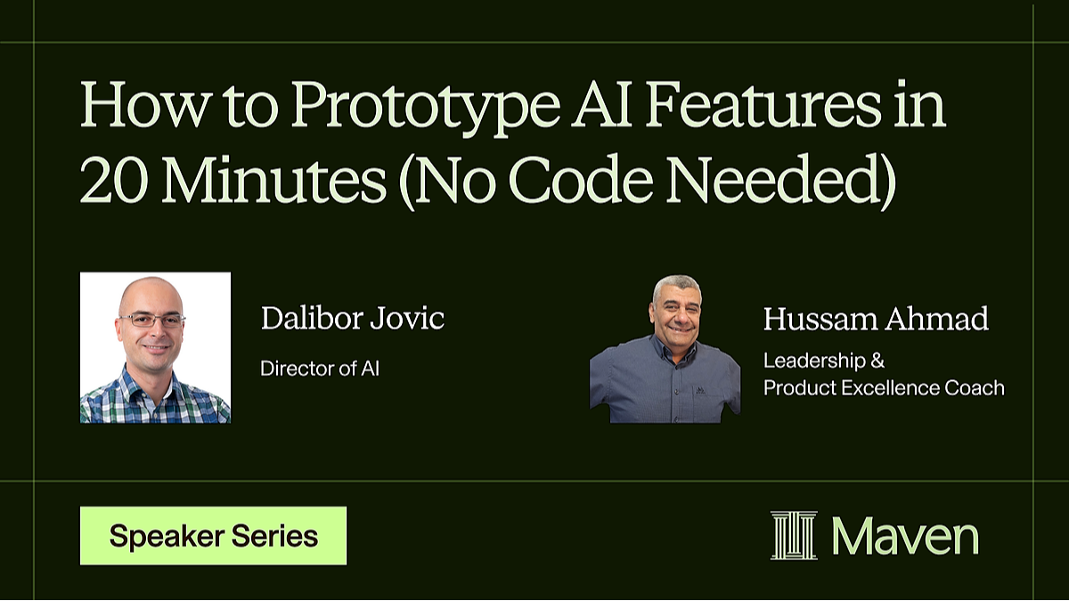 How to Prototype AI Features in 20 Minutes (No Code Needed)