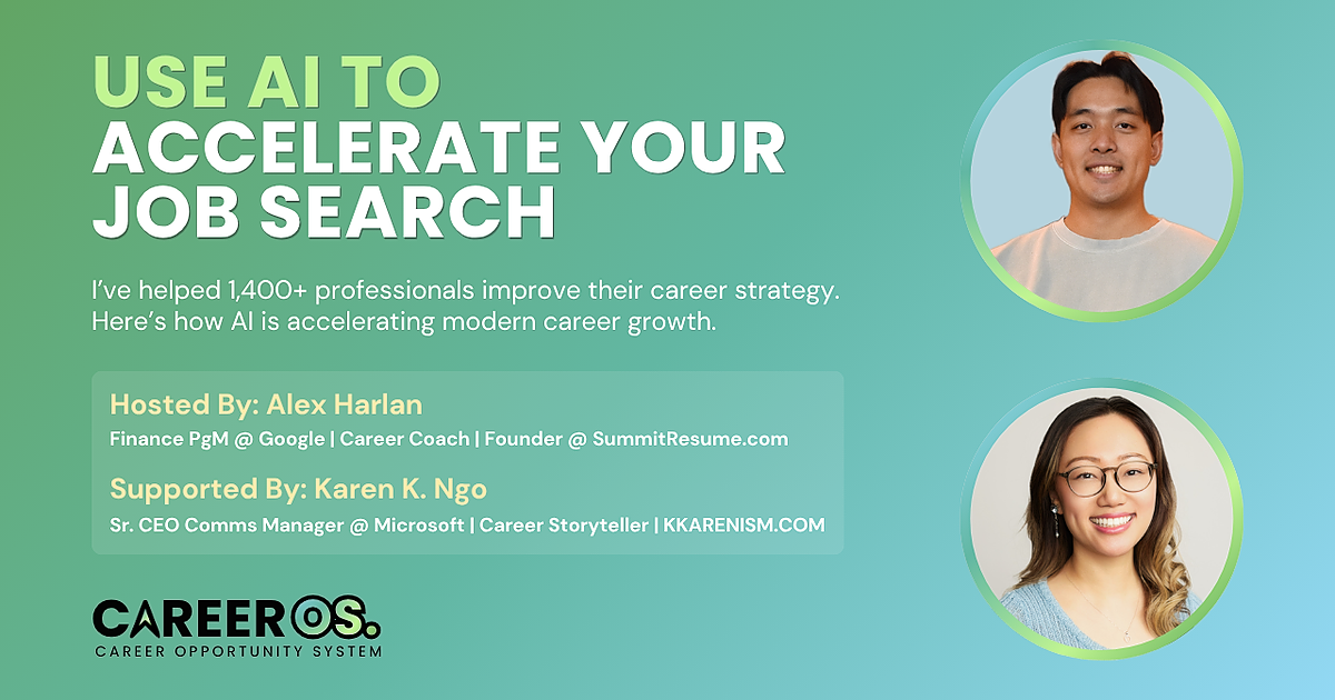 How to Use AI to Accelerate & Scale Your Job Search