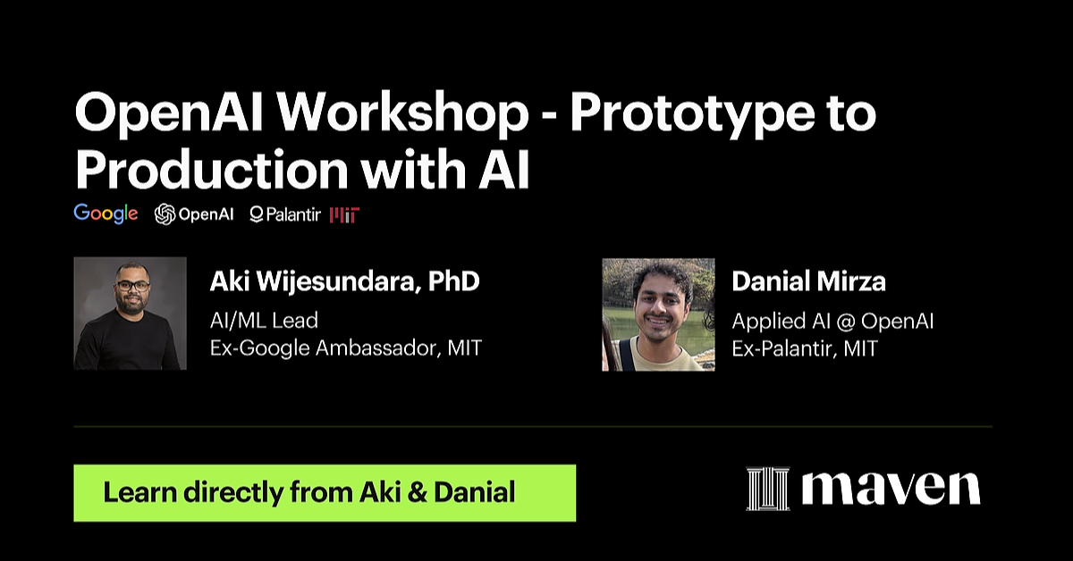 OpenAI Workshop - Prototype to Production with AI