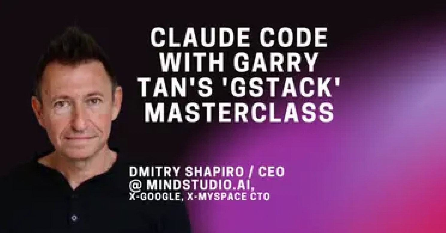 Claude Code Using the Y Combinator CEO Stack by Dmitry Shapiro on Maven