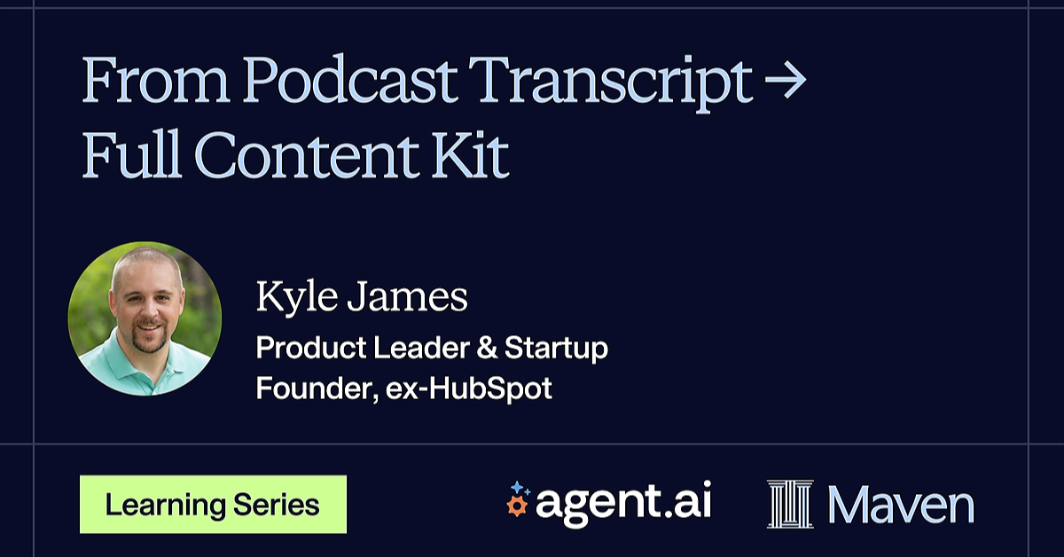 Turn One Podcast Transcript into a Full Content Kit