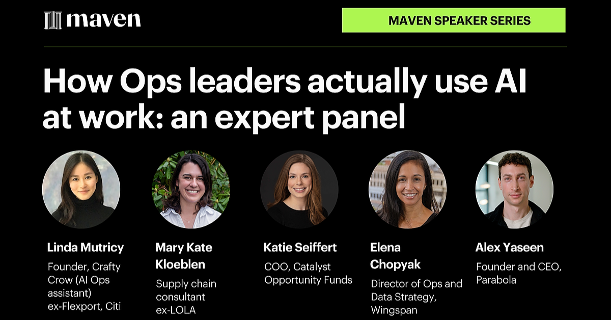 How Ops Leaders Actually Use AI at Work: an Expert Panel