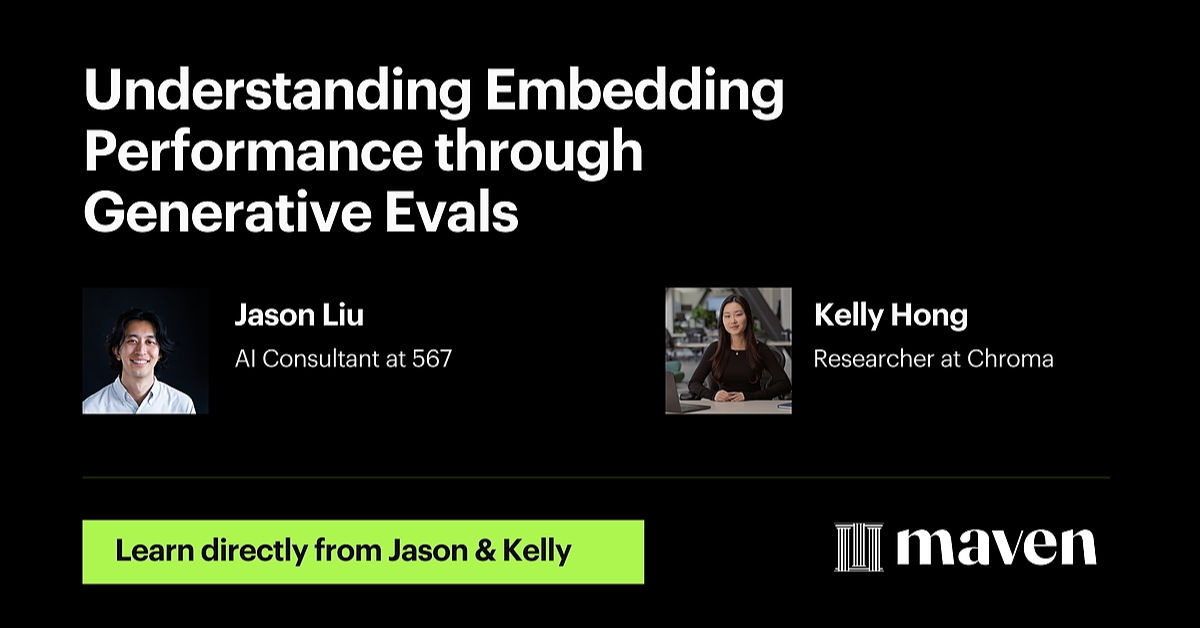 Understanding Embedding Performance through Generative Evals