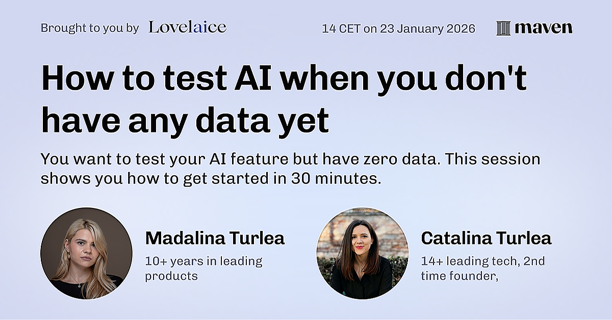 Not Data Yet How to test AI when you don't have any data yet