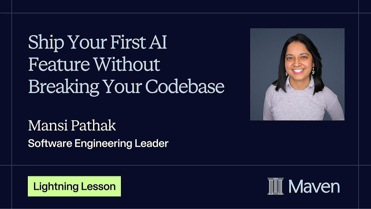 Ship Your First AI Feature Without Breaking Your Codebase