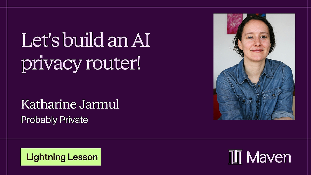 Let's Build an AI Privacy Router
