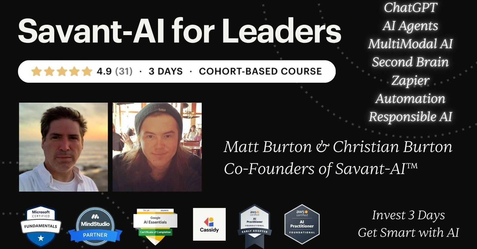 Savant-AI for Leaders by Matt Burton and Christian Burton on Maven