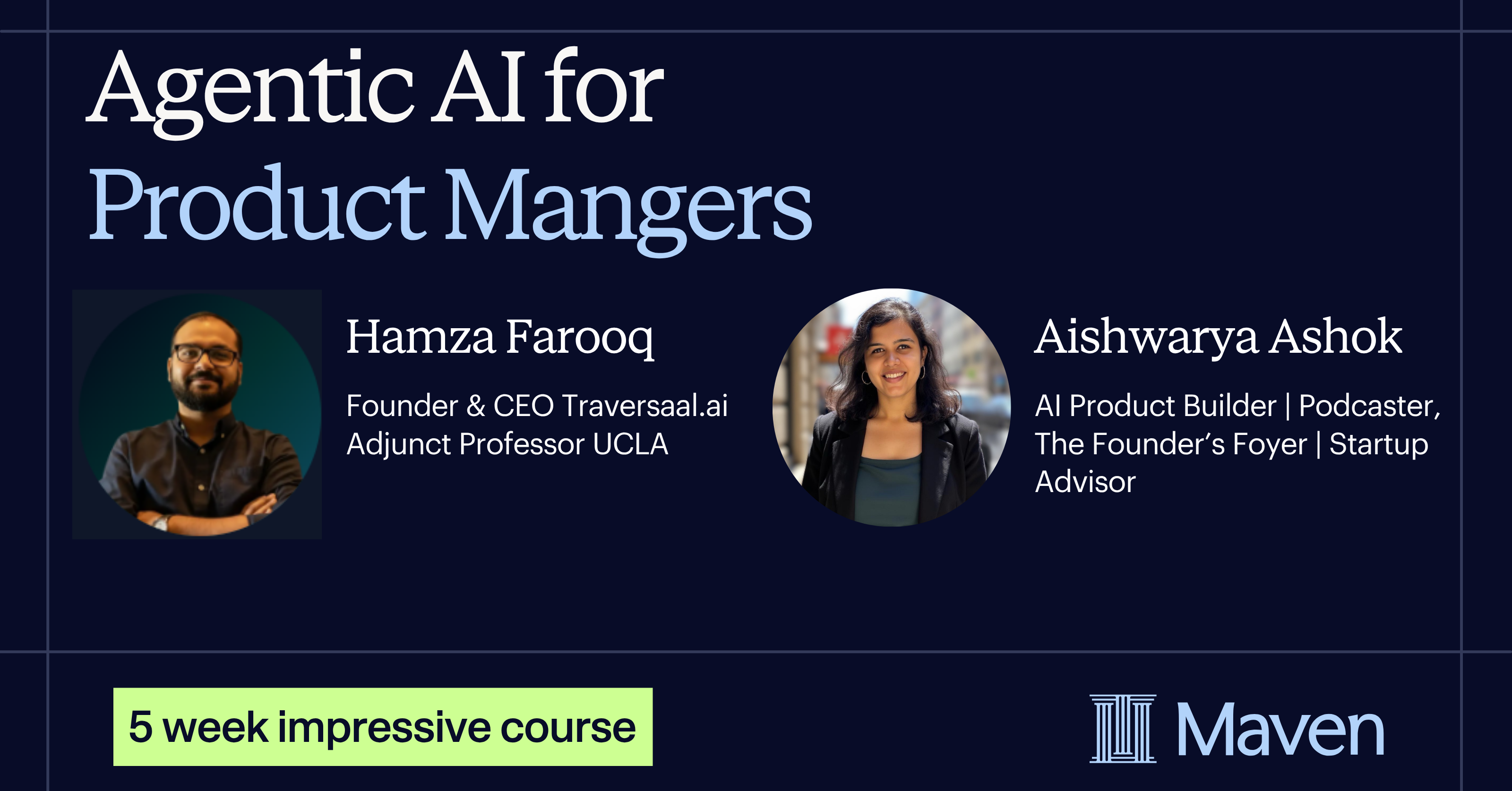 Agentic AI for Product Managers by Hamza Farooq and Aishwarya Ashok on ...