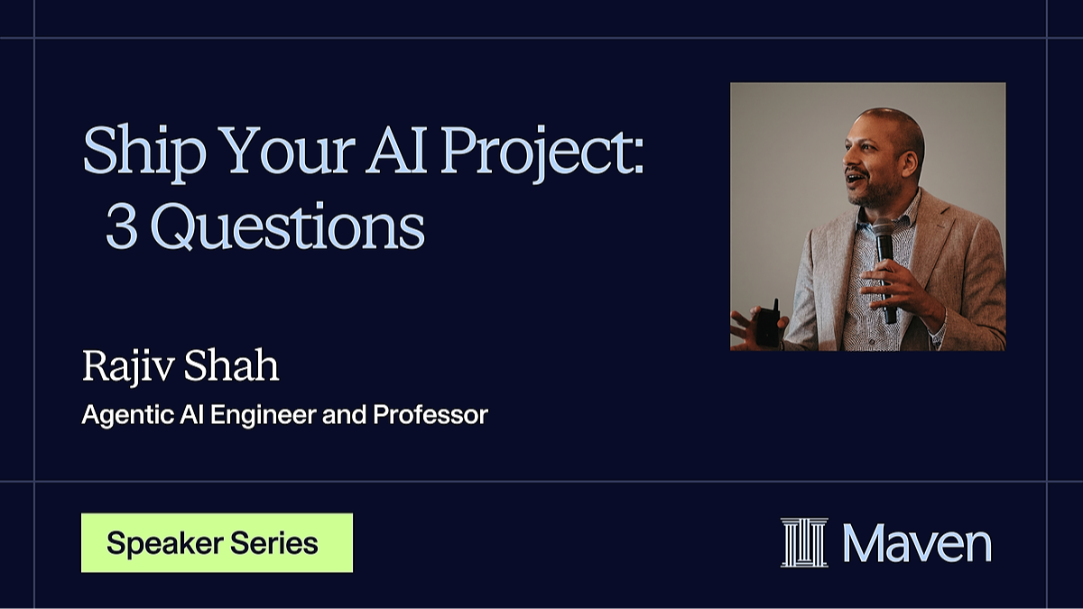 Ship Your AI Project: 3 Questions