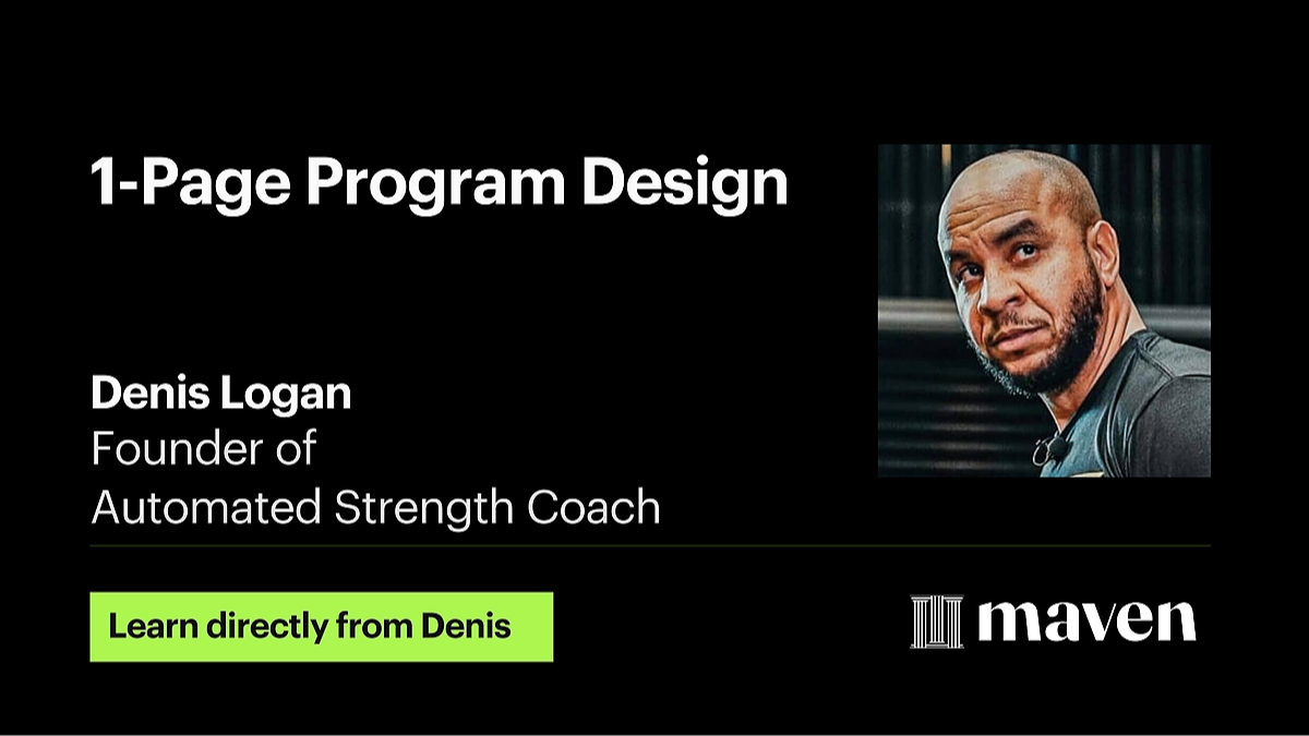 1-Page Program Design
