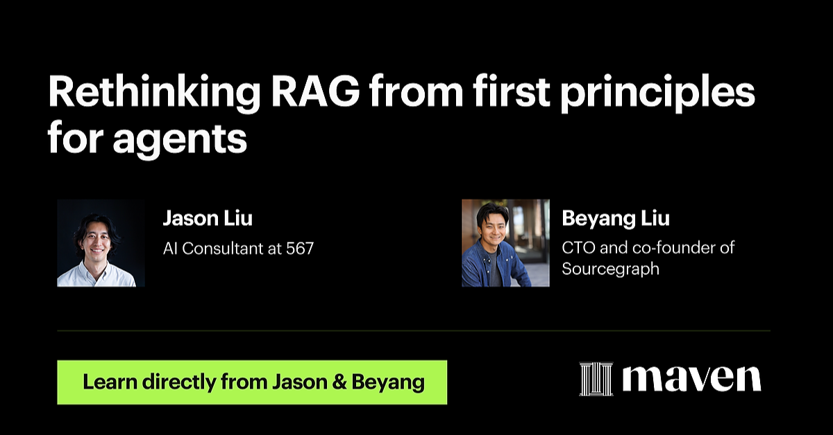 Rethinking RAG from first principles for agents
