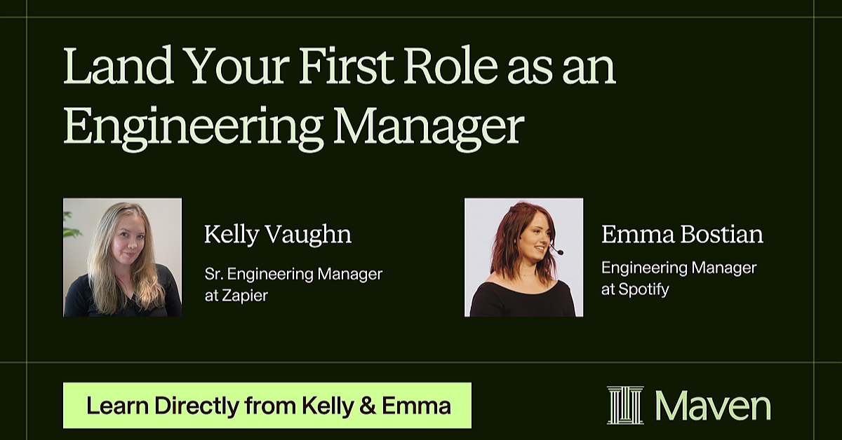Land Your First Role as an Engineering Manager