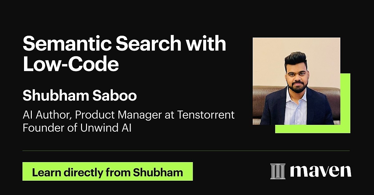 Semantic Search with Low-Code - Maven