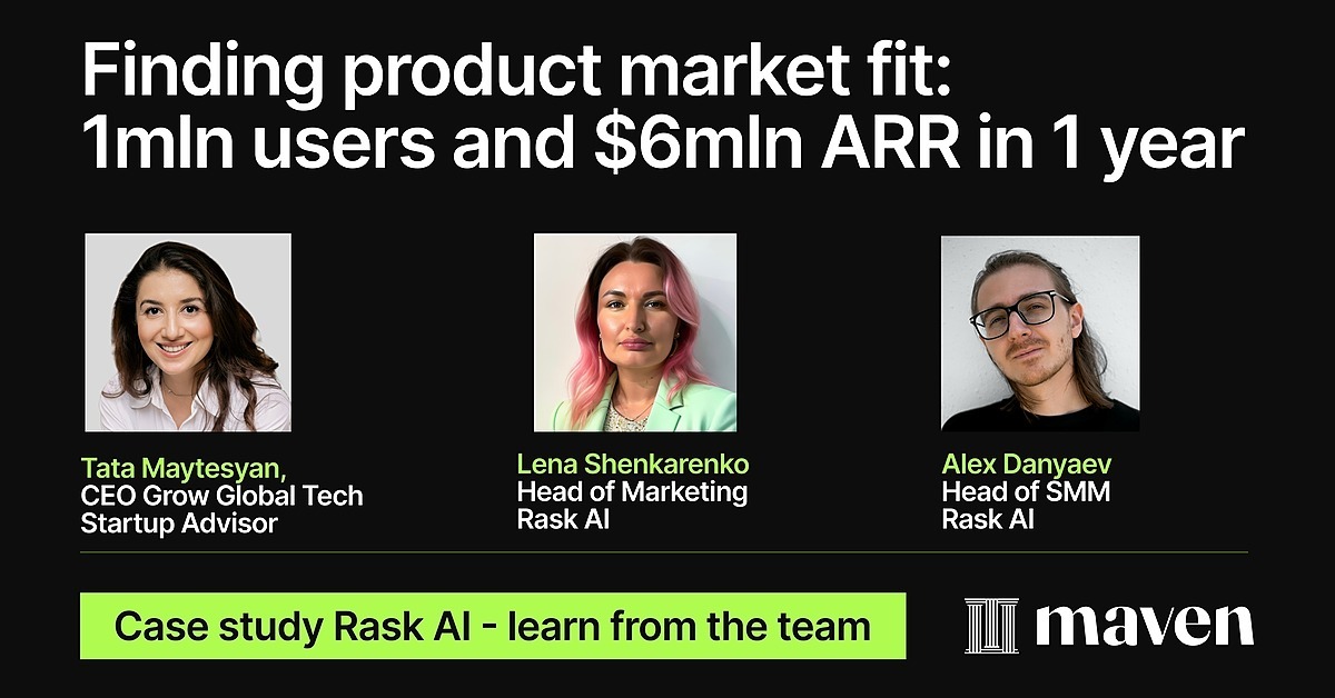 How Rask AI found PMF and scaled to 1mln users