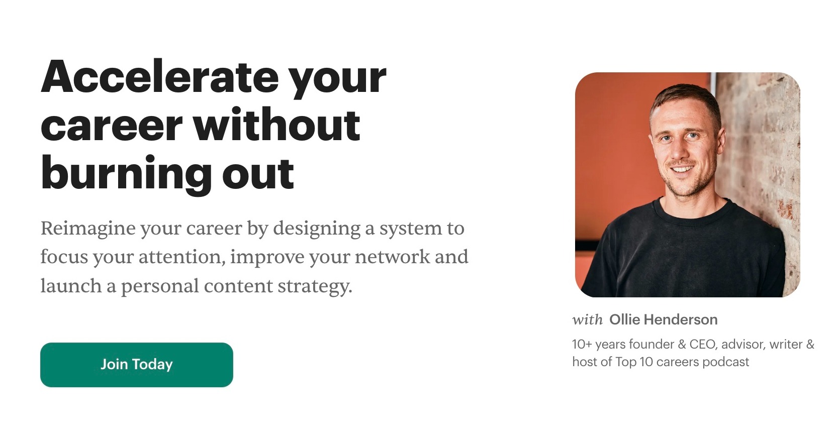 The WorkLife Flywheel Career Accelerator by Ollie Henderson on Maven
