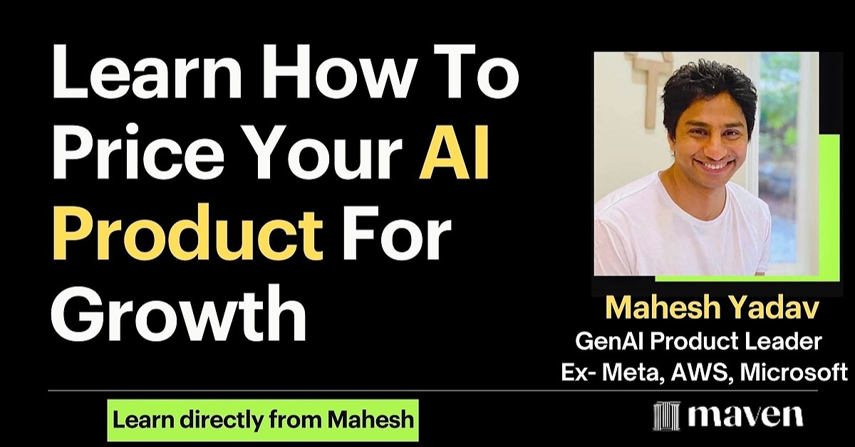 Learn how to price your AI product for growth.