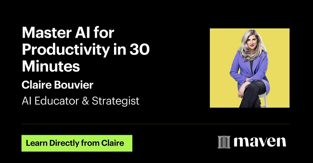 Master AI for Productivity in 30 Minutes