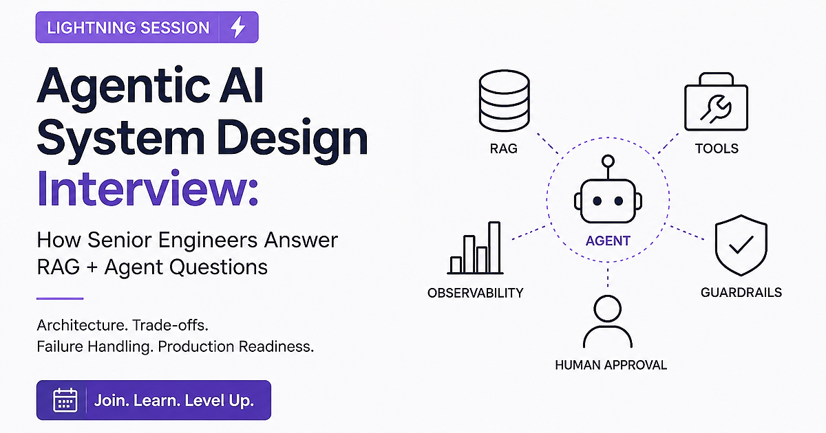 How to Answer Agentic AI System Design Questions