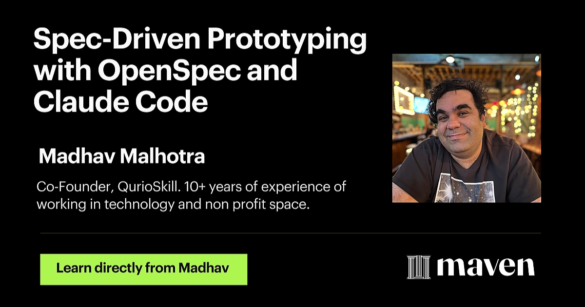 Spec-Driven Prototyping with OpenSpec and Claude Code