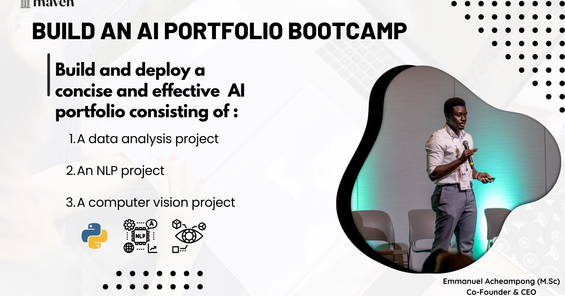 Advanced AI Portfolio Bootcamp for Software Engineers by Emmanuel ...
