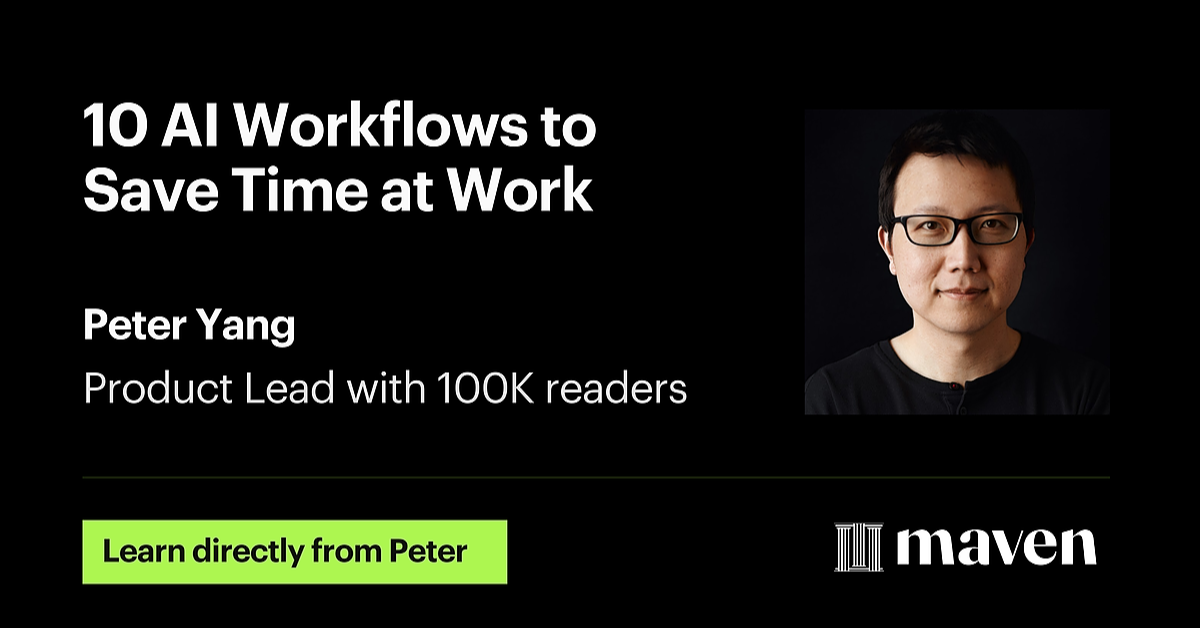 10 AI Workflows to Save Time and Get More Done at Work