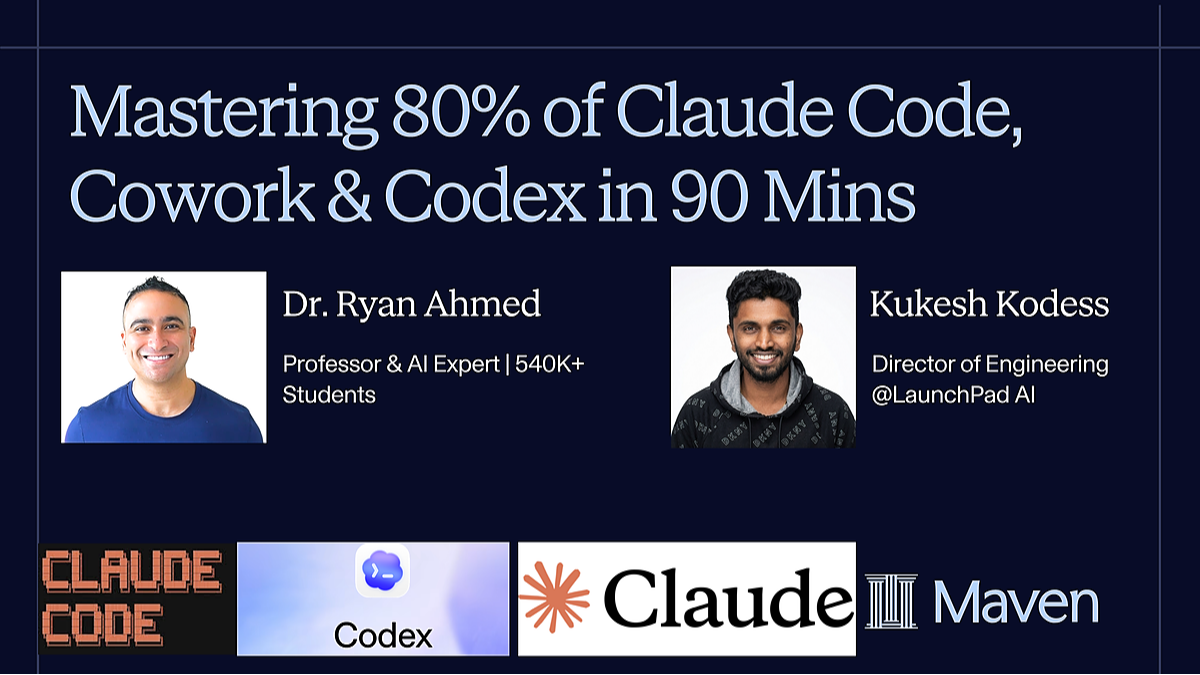 Mastering 80% of Claude Code, Cowork & Codex in 90 Minutes