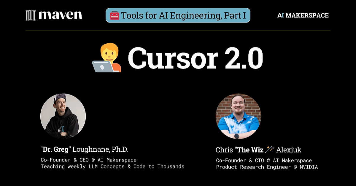 Cursor 2.0, or Tools for AI Engineering, Part I