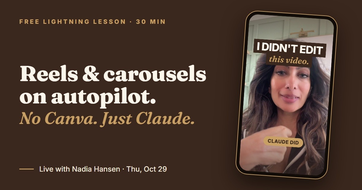 Make Reels & Carousels on Autopilot With Claude Code