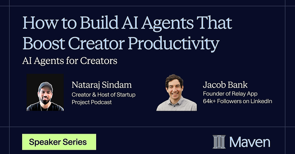 How to Build AI Agents That Boost Creator Productivity