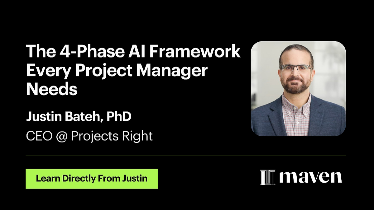 The 4-Phase AI Framework Every Project Manager Needs